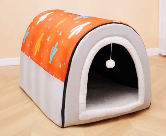 "Universal Large Dog Kennel for All Seasons"