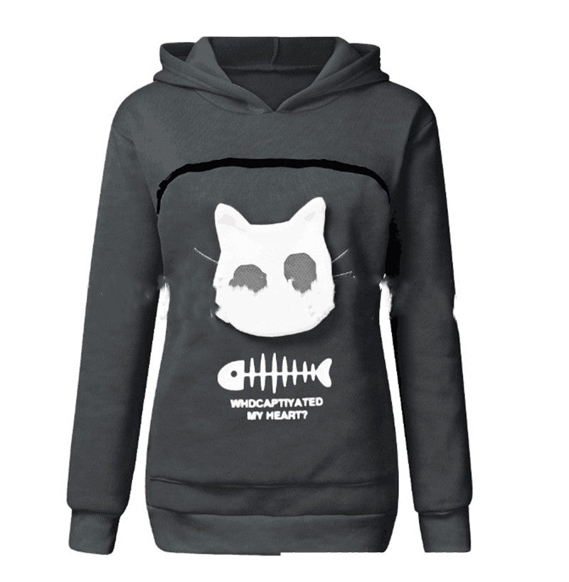 Cat hoodie and bag