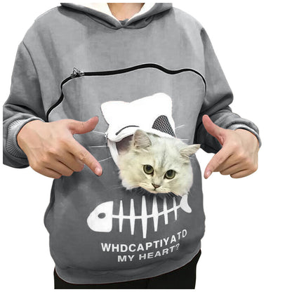 Cat hoodie and bag