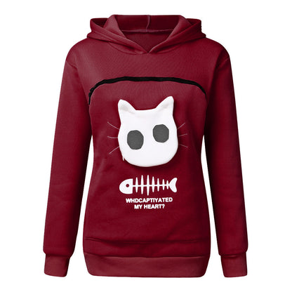 Cat hoodie and bag