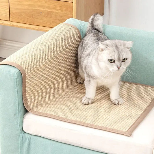 Anti-Scratch Sofa Protector Mat for Cats, Bamboo Weaving