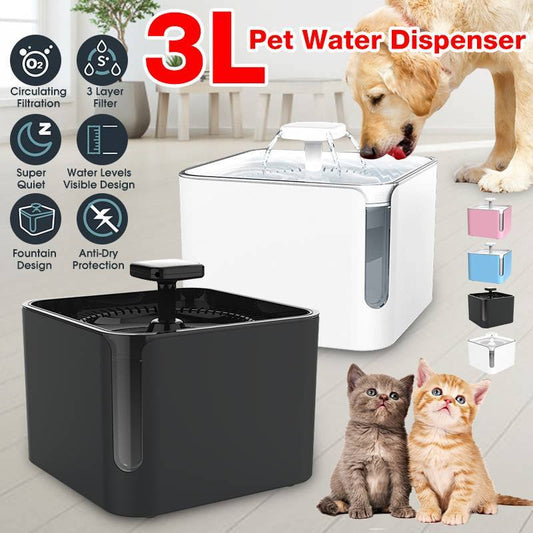 Automatic pet drinking fountain