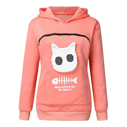 Cat hoodie and bag