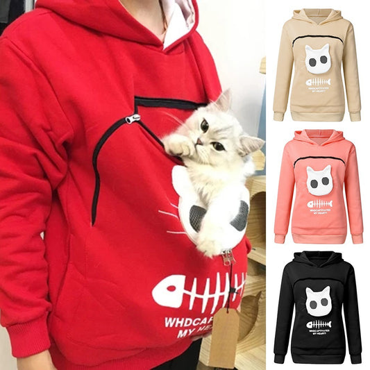 Cat hoodie and bag