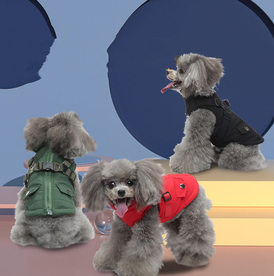 Zippered Winter Jacket for Dogs