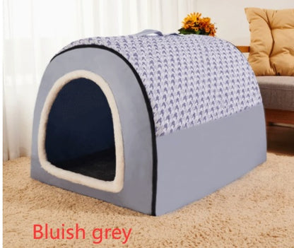 "Universal Large Dog Kennel for All Seasons"