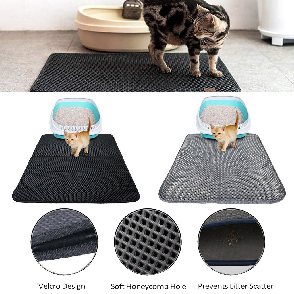 Cat litter mat, waterproof, double layer, eva.