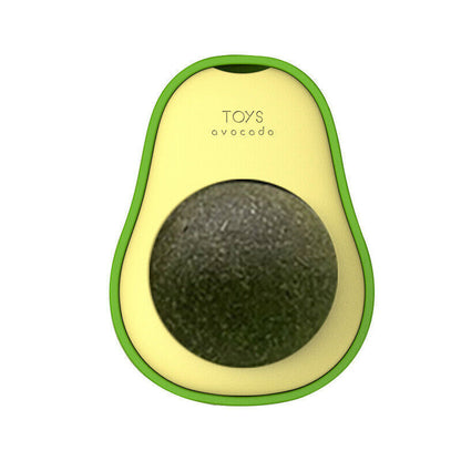 Brighten up playtime with our avocado-shaped catnip wall toys.