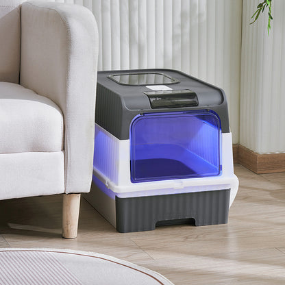 Fully Enclosed UV Sterilization Cat Litter Box