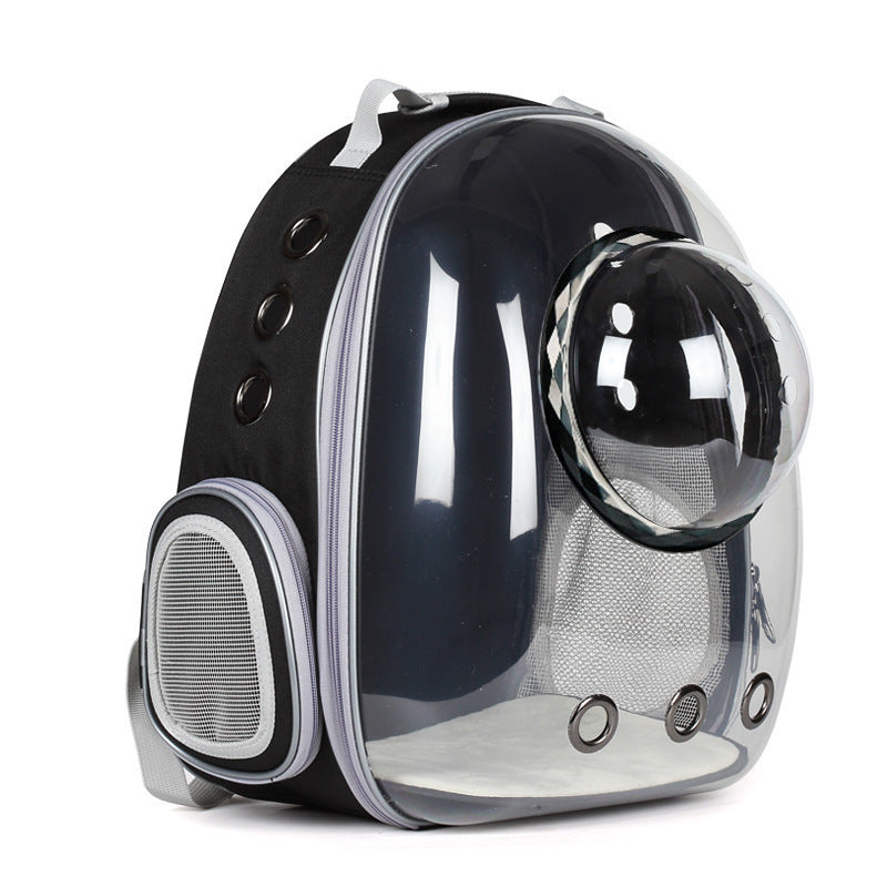 Panoramic Space Capsule Cat Transparent Backpack